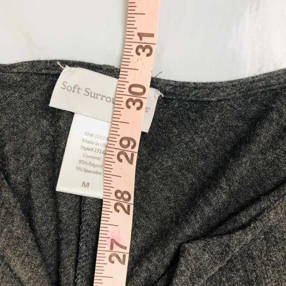 Soft Surroundings V Neck Soft Long Sleeve Knit Dress M - Picture 6 of 6